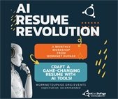 AI Resume Revolution workshop from workNET DuPage on November 17.