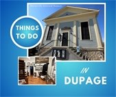 A photo of Warrenville Historical Museum, featured in a Discover DuPage blog about things to do this spring.