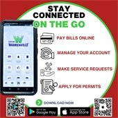 The City of Warrenville app is now available for download to your smartphone. Pay bills, request service, and more!