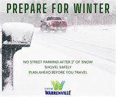 A photo of a truck driving in the snow to promote winter readiness tips.