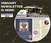 A photo of the cover of the January 2024 City newsletter.