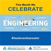 A graphic that tells us to celebrate the contributions of engineers to our community.