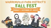 A photo of spooky characters for Fall Fest.
