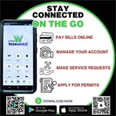 The City of Warrenville app is now available for download to your smartphone. Pay bills, request service, and more!