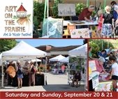 Art on the Prairie is September 20 and 21 at Warrenville Park District.