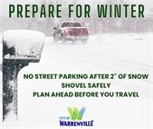 With snow in the Thanksgiving weekend forecast, we offer some reminders about no street parking if there is 2 inches or more of snow. 