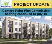 A graphic of the townhomes proposed for the Cantera Point plan on MaeCliff Drive that is before the Plan Commission. 
