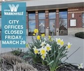 A picture of two members of Warrenville Police Department jumping into a cold pool of water to raise money for Special Olympics.