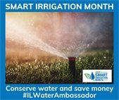 A lawn sprinkler with a rain sensor to help save money and not waste water.