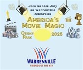 A graphic for the annual July 3 & 4th celebrations at Cerny Park.