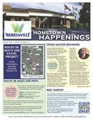 An image of the cover of the October 2023 Hometown Happenings newsletter.