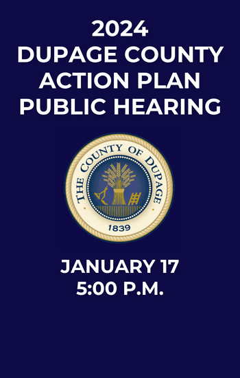 DuPage County Public Hearing Action Plan public hearing