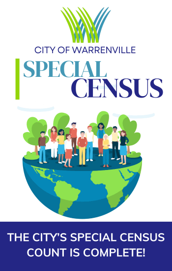 The City's Special Census count is complete; the City will receive a report in the fall.