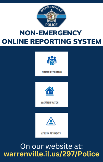 Warrenville Police Online Resident Reporting System 