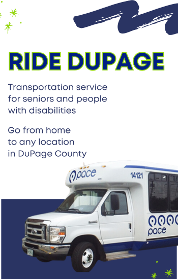 Ride DuPage transportation services for seniors.