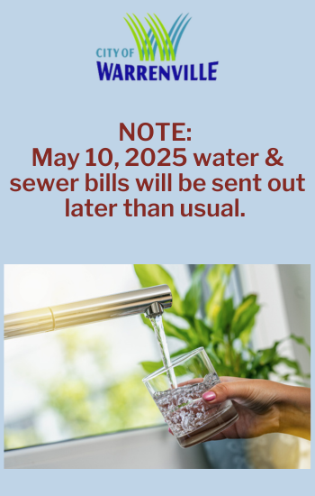 Water & sewer bill delay May 2025