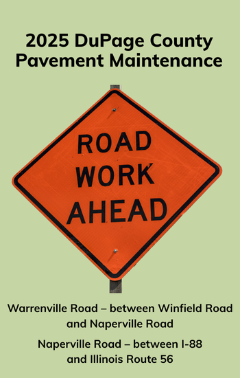 2025 DuPage County Pavement Maintenance work begins.