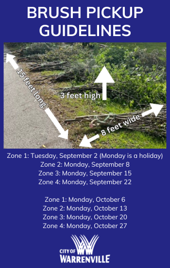 Brush pickup 2025 fall schedule 